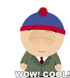 Wow Cool Stan Marsh Sticker - Wow Cool Stan Marsh South Park Stickers