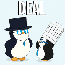 Business Penguin GIF