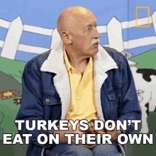 Turkeys Dont Eat On Their Own Jan Pol GIF - Turkeys Dont Eat On Their Own Jan Pol Barnyard Babies With Dr Pol GIFs