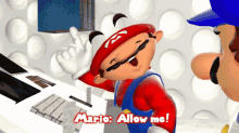 Smg4 Mario GIF - Smg4 Mario Allow Me GIFs