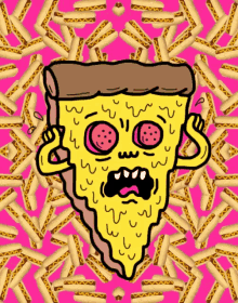 Pizza Cheese GIF - Pizza Cheese Scary GIFs