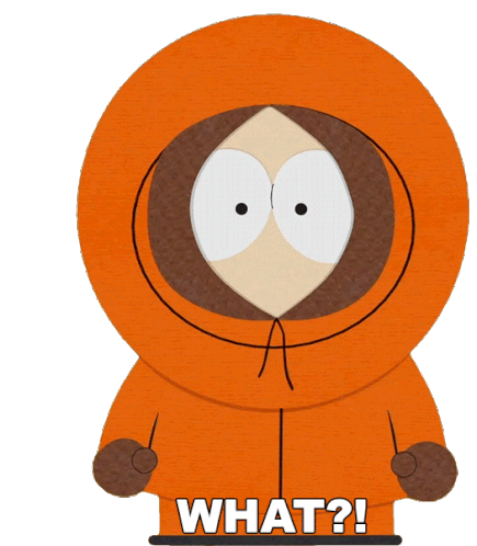 What Kenny Mccormick Sticker - What Kenny Mccormick South Park Stickers