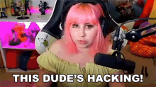 This Dudes Hacking Thehaleybaby GIF