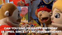 sml jeffy 18th birthday can you sing me happy birthday18times since its my18th birthday