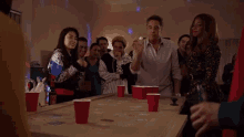 single parent beer pong party