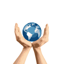 earth in hands world protect the earth