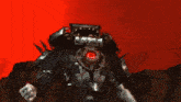 a pixelated image of a person holding a light bulb with the letter s on it