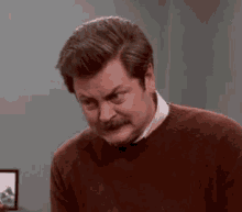 What Is Going On Ron Swanson GIF - What Is Going On Ron Swanson Serious GIFs