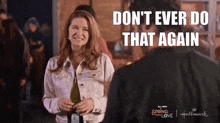 Branching Out Sarah Drew GIF - Branching Out Sarah Drew Dont Ever Do That Again GIFs