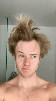 My Hair When I Wake Up In The Mornings GIF - My Hair When I Wake Up In The Mornings GIFs