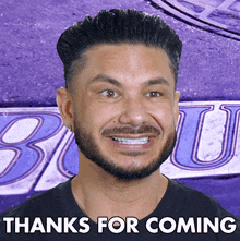 Thanks For Coming Dj Pauly D GIF - Thanks For Coming Dj Pauly D Paul Delvecchio GIFs
