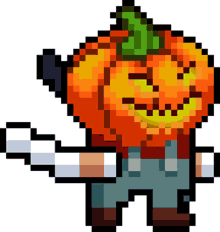 waxel waxel ninja waxel halloween scarecrow evil pumpkin