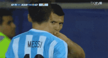 Messi Aguero Hug Messi Kun Hug GIF
