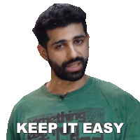 Keep It Easy Aashim Gulati Sticker - Keep It Easy Aashim Gulati Pinkvilla Stickers
