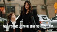 Well It Sounds Like Youre Being The Detective Now Olivia Benson GIF - Well It Sounds Like Youre Being The Detective Now Olivia Benson Noah Porter Benson GIFs