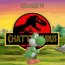 Chattysaurus Welcome GIF