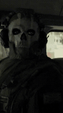 Ghost Call Of Duty GIF - Ghost Call Of Duty Stare GIFs