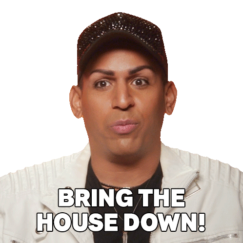 Bring The House Down Jessica Wild Sticker - Bring The House Down Jessica Wild Rupaul’s Drag Race All Stars Stickers