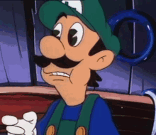 Luigi Eating Garlic GIF - Luigi Eating Garlic GIFs