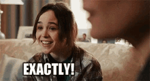 Ellen Page Exactly GIF - Ellen Page Exactly Right GIFs