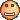a pixel art smiley face with a slight smile on it