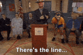 The Line Stepping Over The Line GIF - The Line Stepping Over The Line Crossing The Line GIFs