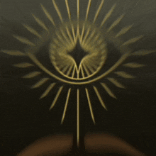 a drawing of an eye and a mustache with the letter x below