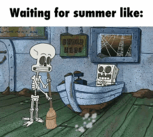 Skeleton GIF - Skeleton Summer GIFs
