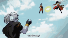a cartoon character says cut the crap in front of two other cartoon characters