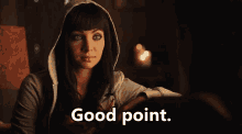 Good Point GIF - Good Point Lost Girl GIFs