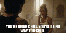 Pam And Tommy Pamela Anderson GIF - Pam And Tommy Pamela Anderson Youre Being Chill GIFs