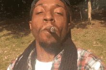 Black Man Smoking GIF - Black Man Smoking Tobacco GIFs