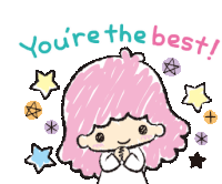 Stars Girl Sticker - Stars Girl You Are The Best Stickers
