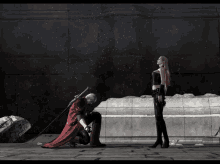 Dante Trish GIF - Dante Trish Devil May Cry GIFs