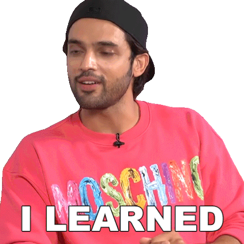 I Learned Parth Samthaan Sticker - I Learned Parth Samthaan Pinkvilla Stickers