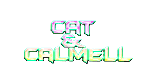 Cat And Calmell Cat Strat Sticker