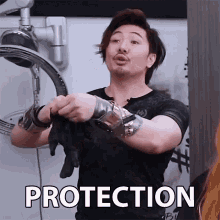 Protection Guy Tang GIF - Protection Guy Tang Safety First GIFs