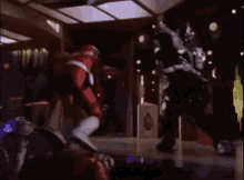 Attacking A Monster Power Rangers GIF - Attacking A Monster Power Rangers Red Ranger GIFs