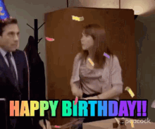 Happy Birthday Office GIF - Happy Birthday Office GIFs