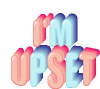 Im Upset Angry Sticker - Im Upset Angry Mad Stickers