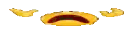 a pixel art of a hot dog with a sad face on it .
