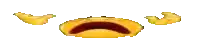 a pixel art of a hot dog with a sad face on it .