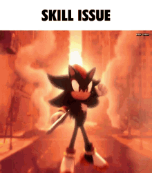 Skill Issue Shadow The Hedgehog GIF - Skill Issue Shadow The Hedgehog Sonic GIFs