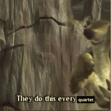 Sid Ice Age GIF - Sid Ice Age They Do This Every Quarter GIFs
