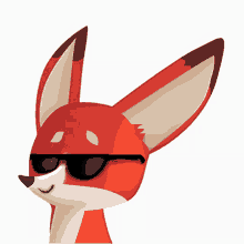 Fox Sunglasses GIF - Fox Sunglasses Shades On GIFs