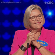 Smiling Family Feud Canada GIF - Smiling Family Feud Canada Delighted GIFs