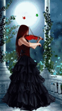 Melodía Perfecta Butterfly GIF - Melodía Perfecta Butterfly Violin GIFs