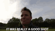 It Was Really A Good Shot Great GIF - It Was Really A Good Shot Great Awesome GIFs