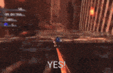 sonic the hedgehog is in a video game with the words yes