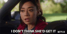 I Dont Think Shed Get It Aimee Garcia GIF - I Dont Think Shed Get It Aimee Garcia Ella Lopez GIFs